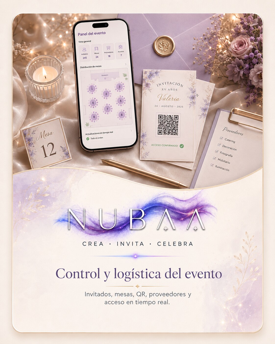 NUBAA — Control y logística del evento