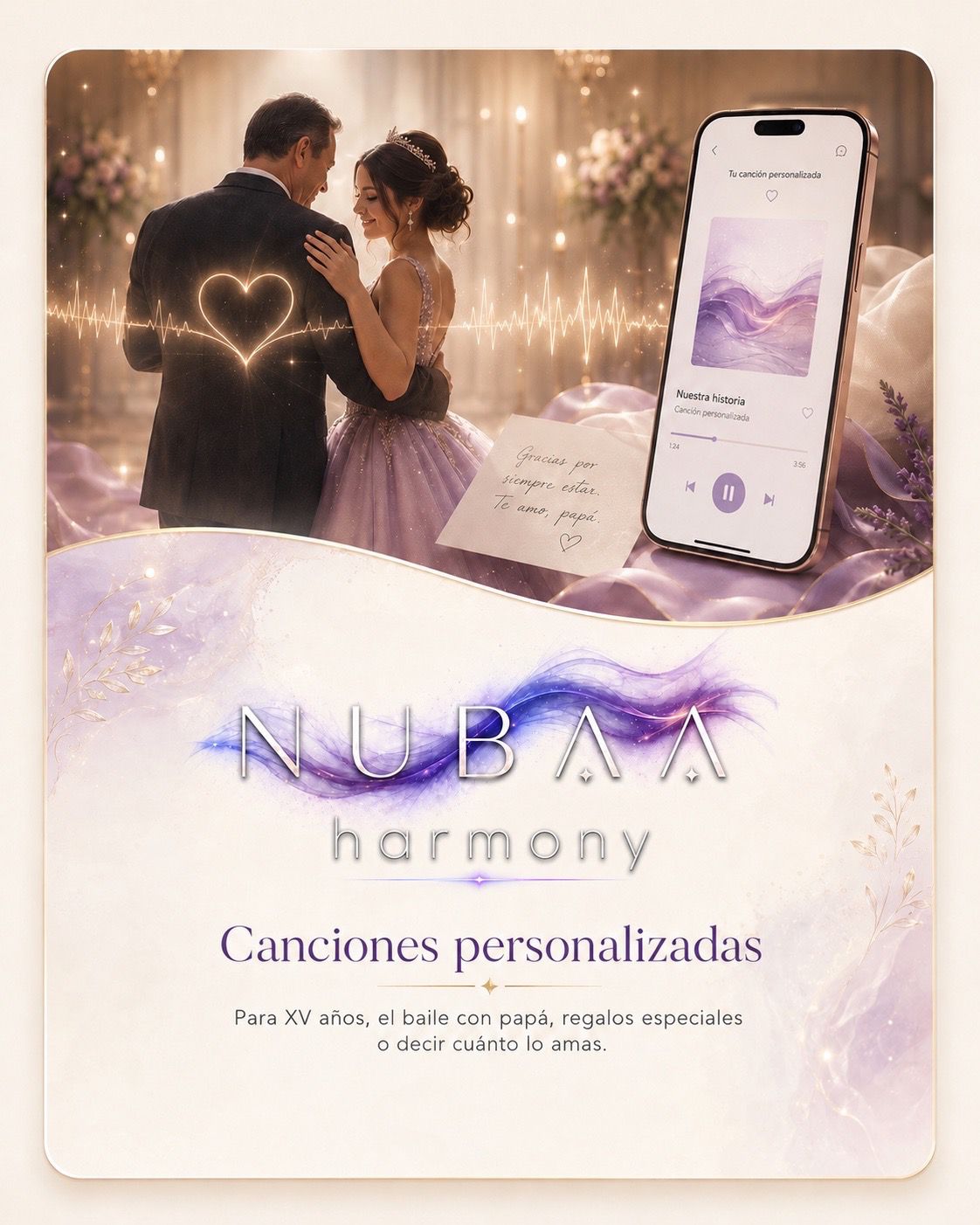 NUBAA Harmony - Canciones personalizadas